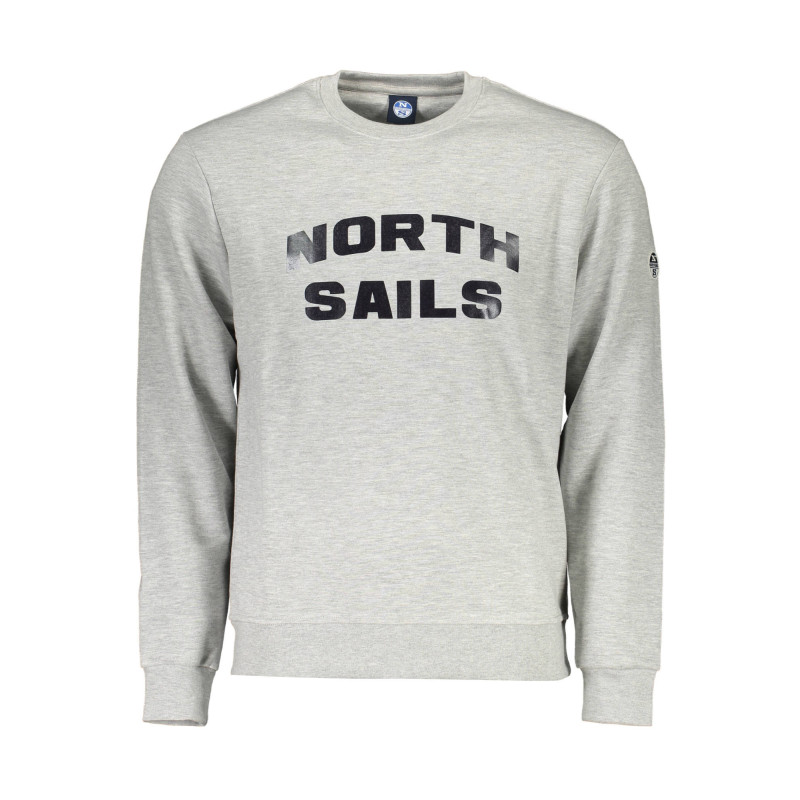 NORTH SAILS HERREN-SWEATSHIRT MIT ZIP-UP-DETAILS GRAU