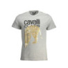 CAVALLI CLASS SHORT SLEEVE T-SHIRT MEN GREY