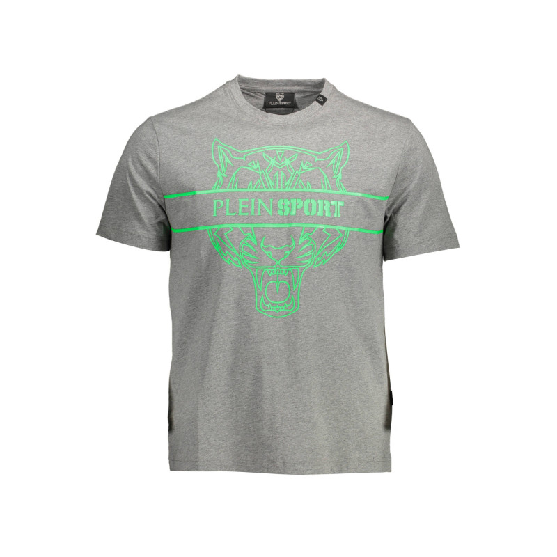 T-SHIRT PLEIN SPORT MANCHES COURTES HOMME GRIS