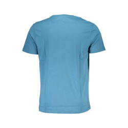 GIAN MARCO VENTURI MEN'S SHORT SLEEVE T-SHIRT BLUE