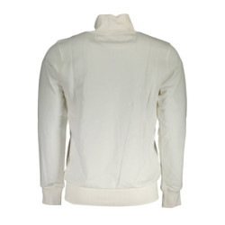 LA MARTINA MEN'S WHITE ZIP-UP SWEATSHIRT