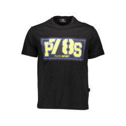 T-SHIRT PLEIN SPORT MANCHES COURTES HOMME NOIR