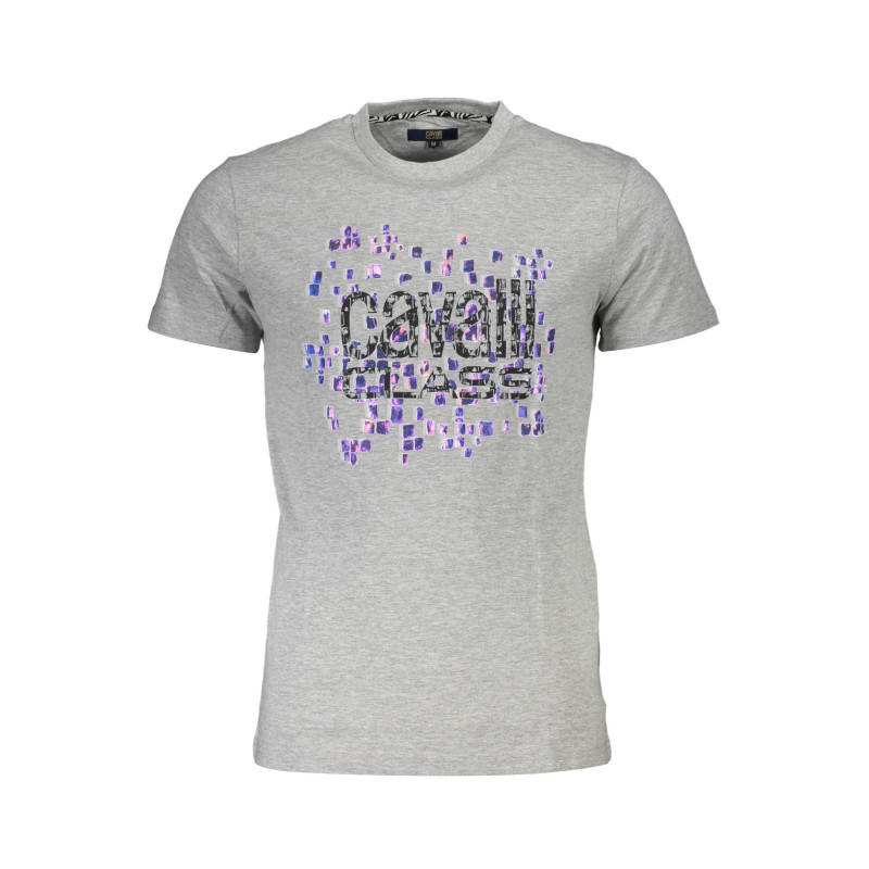 CAVALLI CLASS SHORT SLEEVE T-SHIRT MEN GREY