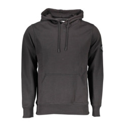 CALVIN KLEIN MEN'S BLACK ZIP-UP SWEATSHIRT