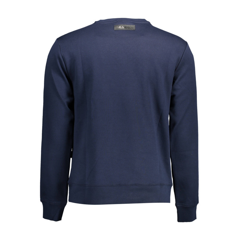 PLEIN SPORT SWEATSHIRT WITHOUT ZIP MEN BLUE