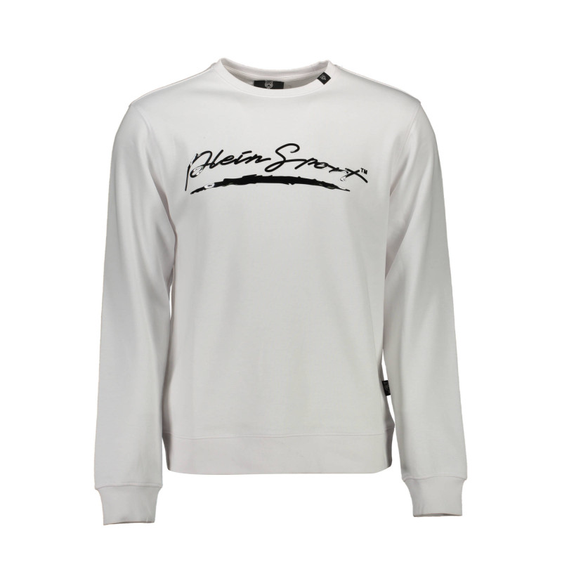 SUDADERA CON CREMALLERA PLEIN SPORT PARA HOMBRE BLANCA