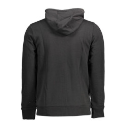 CAVALLI CLASS MEN'S ZIP-UP SWEATSHIRT BLACK