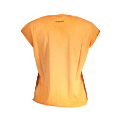T-SHIRT À MANCHES COURTES POUR FEMME DESIGUAL ORANGE