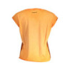 CAMISETA DE MANGA CORTA DE MUJER DESIGUAL NARANJA