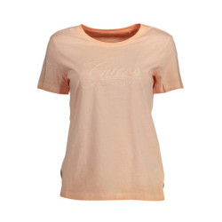 GUESS JEANS DAMEN KURZARM T-SHIRT ROSA