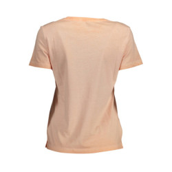 T-SHIRT À MANCHES COURTES GUESS JEANS POUR FEMME ROSE