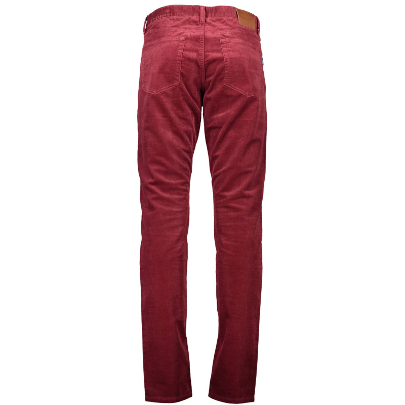 GANT PANTALONE UOMO ROSSO