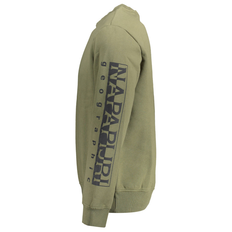 NAPAPIJRI SWEATSHIRT WITHOUT ZIP MEN GREEN