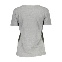 T-SHIRT À MANCHES COURTES GUESS JEANS FEMME GRIS