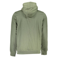 GIAN MARCO VENTURI HERREN-SWEATSHIRT MIT ZIP GRÜN