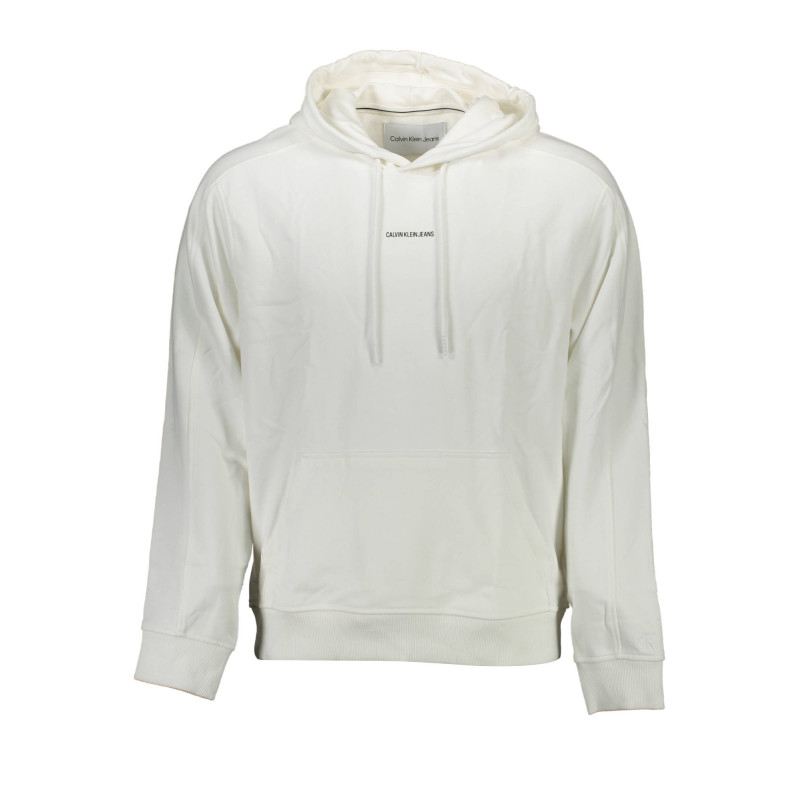 CALVIN KLEIN SUDADERA CON CREMALLERA PARA HOMBRE BLANCA
