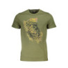 CAVALLI CLASS KURZARM-T-SHIRT HERREN GRÜN