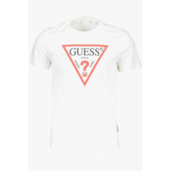 GUESS JEANS SHORT SLEEVE T-SHIRT MEN WHITE