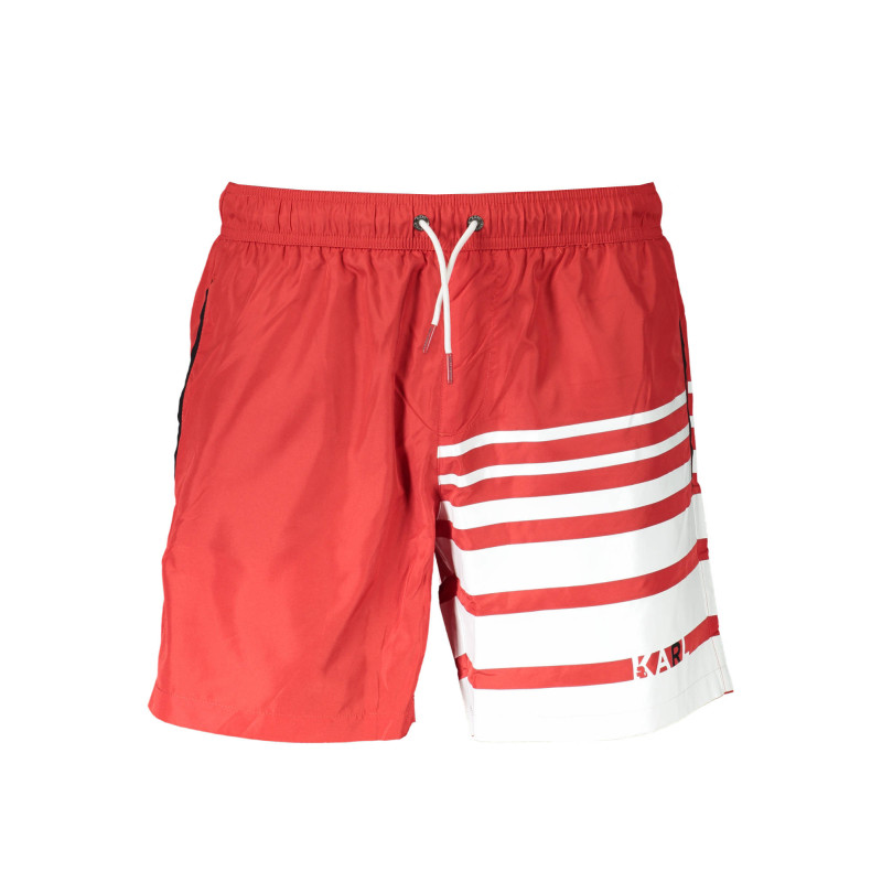 KARL LAGERFELD BEACHWEAR MAILLOT DE BAIN HOMME BAS ROUGE