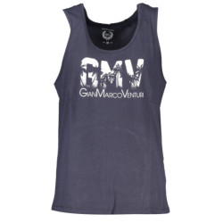 GIAN MARCO VENTURI HERREN BLAUES TANKTOP