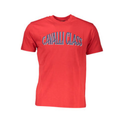 CAVALLI CLASS SHORT SLEEVE T-SHIRT MEN RED