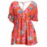 ROBE COURTE FEMME ROUGE DESIGUAL