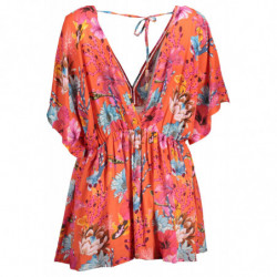 ROBE COURTE FEMME ROUGE DESIGUAL