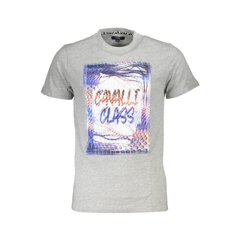 CAVALLI CLASS SHORT SLEEVE T-SHIRT MEN GREY