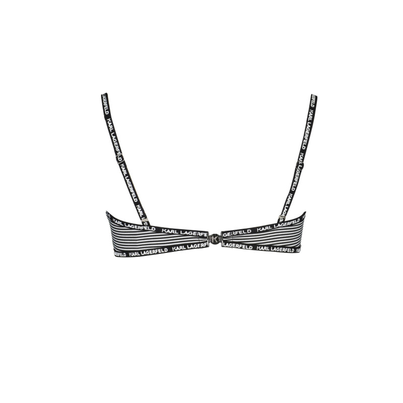 KARL LAGERFELD BEACHWEAR COSTUME PARTE SOPRA DONNA NERO