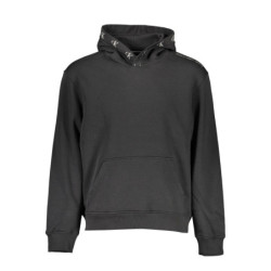 Sweat-shirt zippé noir Calvin Klein pour homme