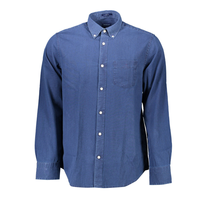 GANT LONG SLEEVE SHIRT MEN BLUE