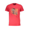 CAMISETA DE MANGA CORTA CAVALLI CLASS HOMBRE ROJA