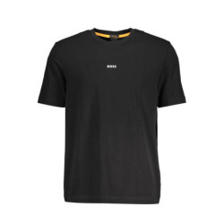 BOSS T-SHIRT MANICHE CORTE UOMO NERO