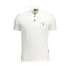 POLO NAPAPIJRI MANGA CORTA HOMBRE BLANCO