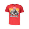 CAVALLI CLASS KURZARM T-SHIRT HERREN ROT