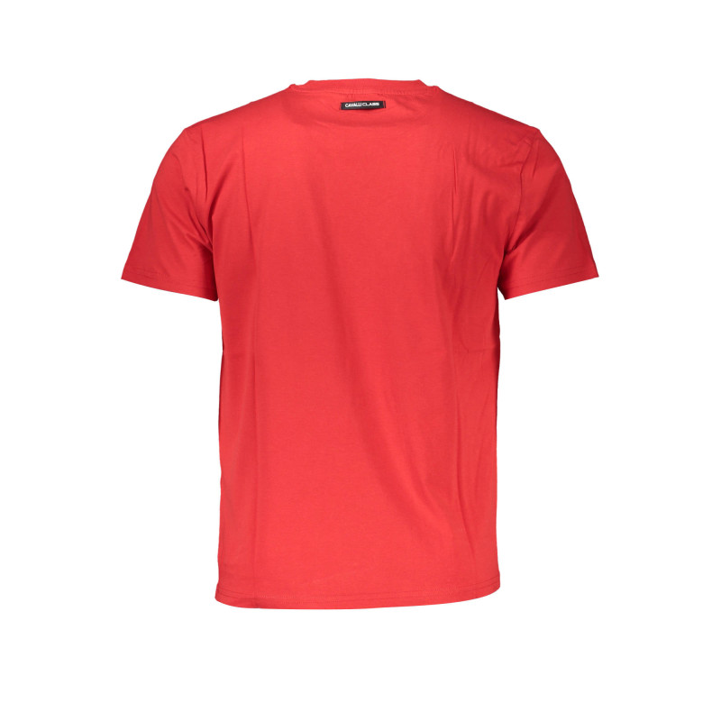 CAVALLI CLASS KURZARM T-SHIRT HERREN ROT