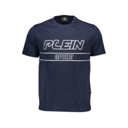 T-SHIRT PLEIN SPORT MANCHES COURTES HOMME BLEU