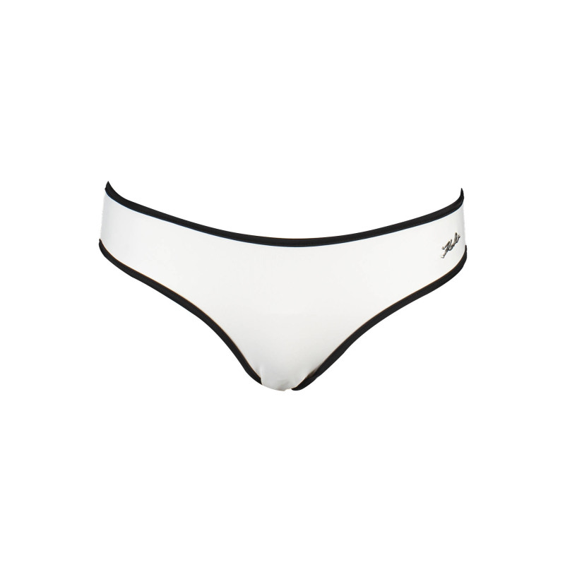 KARL LAGERFELD BEACHWEAR BADEANZUGHOSE DAMEN WEIß