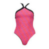KARL LAGERFELD BEACHWEAR ONE PIECE SWIMSUIT WOMEN RED