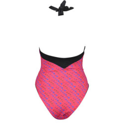 KARL LAGERFELD BEACHWEAR EINTEILIGER BADEANZUG DAMEN ROT