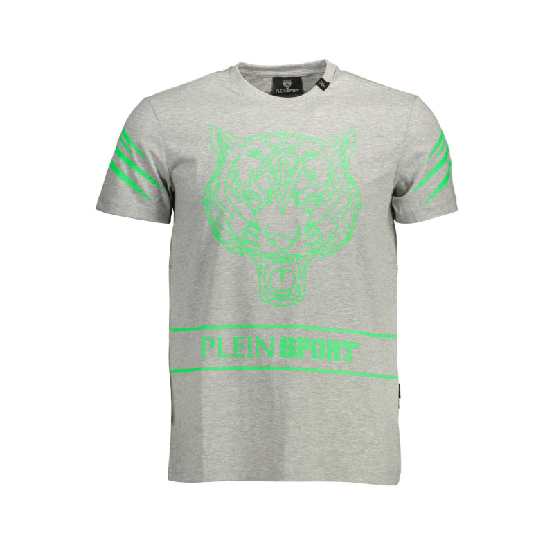 T-SHIRT PLEIN SPORT MANCHES COURTES HOMME GRIS