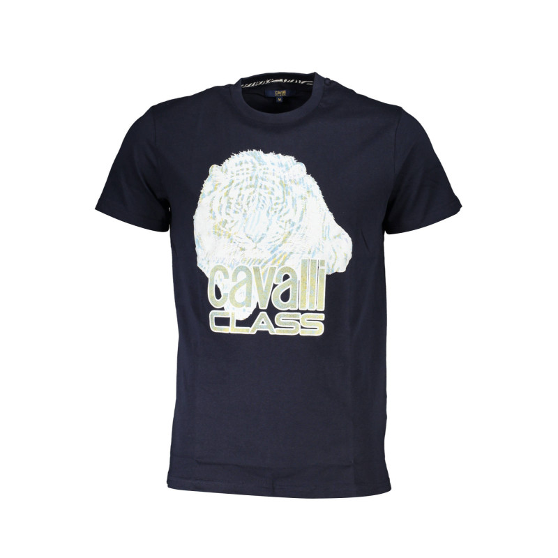 CAVALLI CLASS SHORT SLEEVE T-SHIRT MEN BLUE
