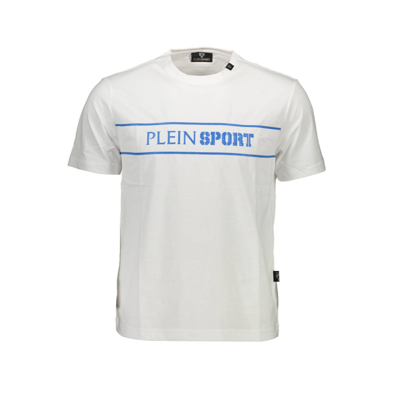 PLEIN SPORT KURZARM-T-SHIRT HERREN WEISS