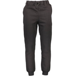 GIAN MARCO VENTURI BLACK MEN'S PANTS