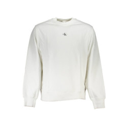 CALVIN KLEIN MEN'S ZIP-UP SWEATSHIRT WHITE