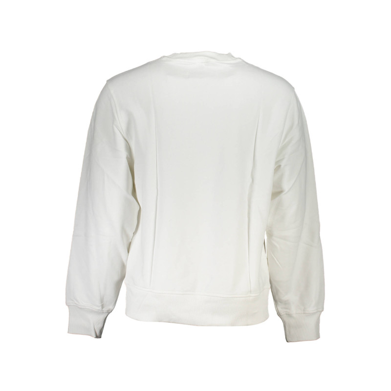 CALVIN KLEIN HERREN-SWEATSHIRT MIT ZIP WEISS