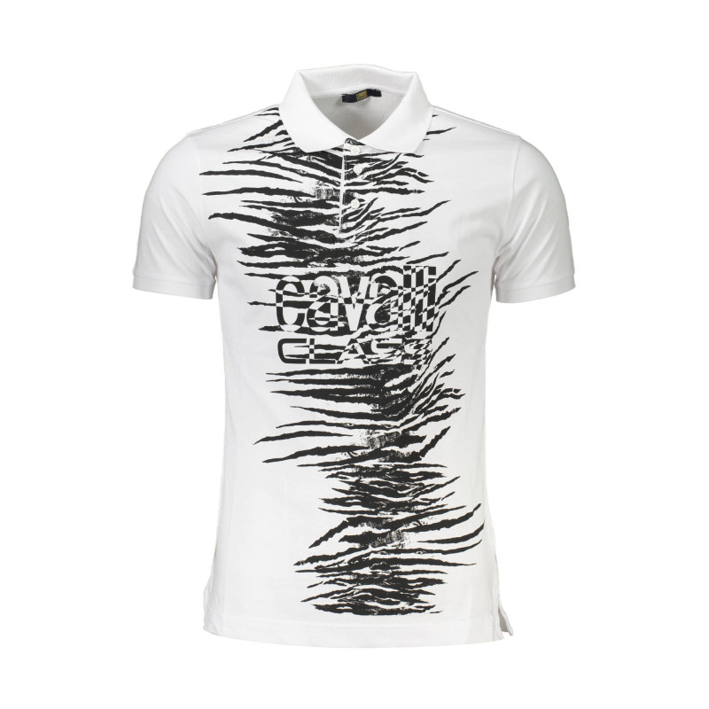 CAVALLI CLASS POLO SHORT SLEEVES MEN WHITE