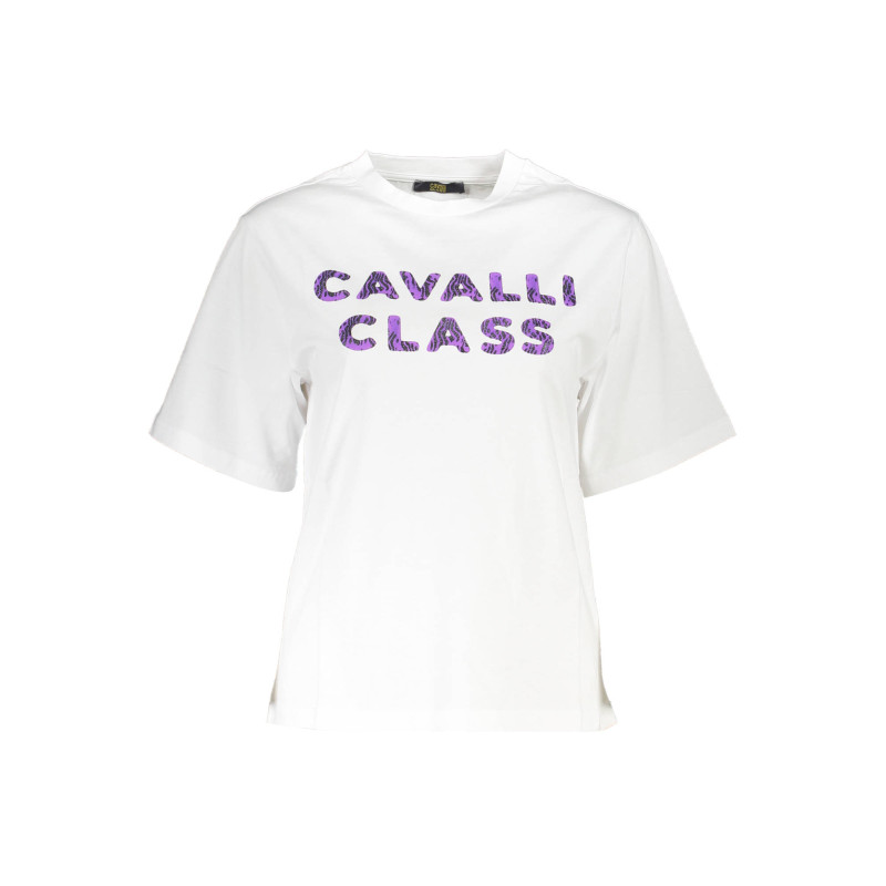 CAMISETA DE MANGA CORTA CAVALLI CLASS MUJER BLANCA