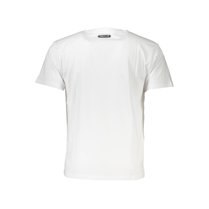 CAVALLI CLASS KURZARM-T-SHIRT HERREN WEISS