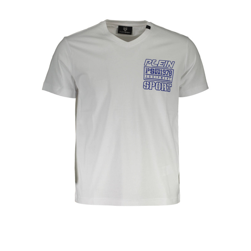 T-SHIRT PLEIN SPORT MANCHES COURTES HOMME BLANC